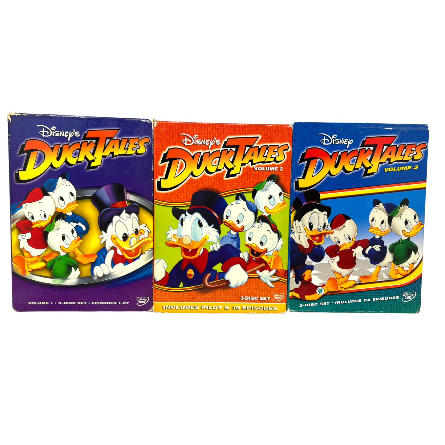 Disney Ducktales Volume 1 2 3 (DVD) Lot TV Series Boxset Good Condition!!