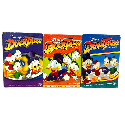 Disney Ducktales Volume 1 2 3 (DVD) Lot TV Series Boxset Good Condition!!