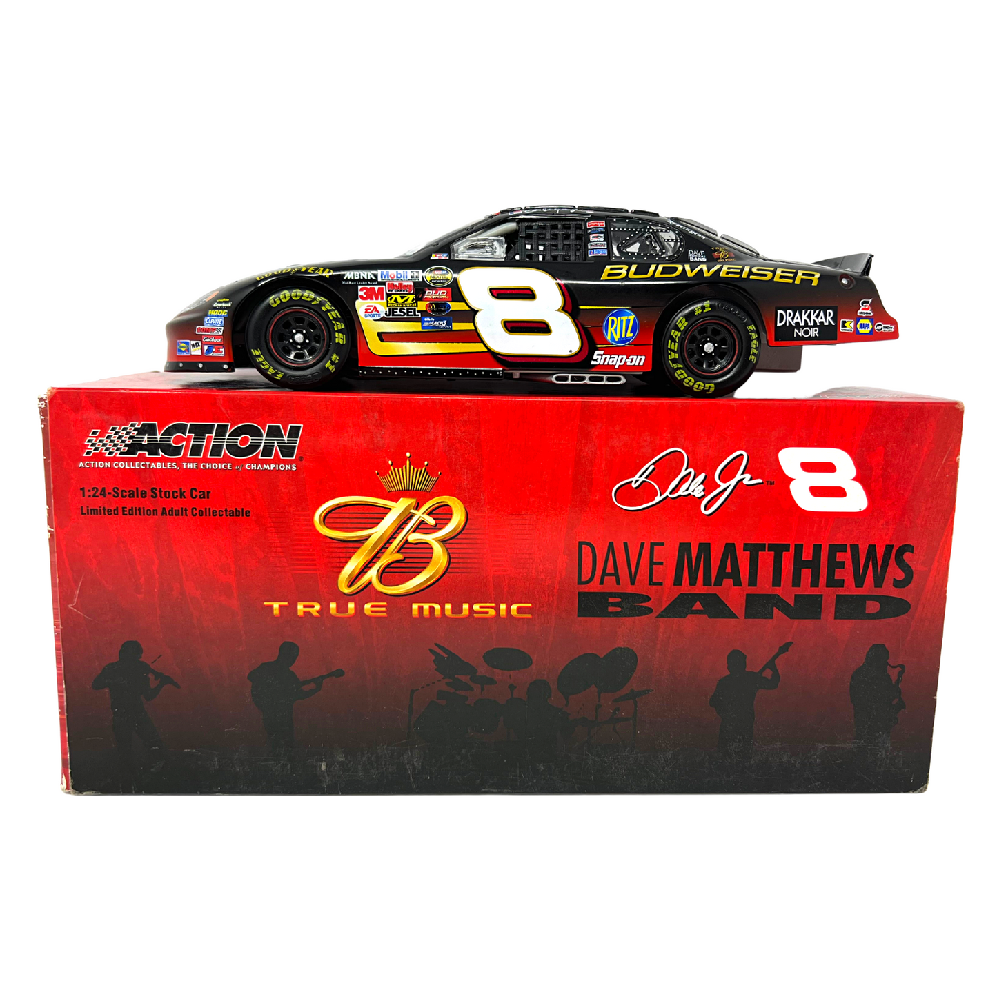 Action Nascar #8 Dale Earnhardt Jr Bud Dave Matthews Monte Carlo 1:24 Diecast