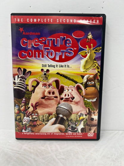 Creature Comforts: Season 2 (DVD, 2006) Comedy Kids Cartoon Good Condition!!!