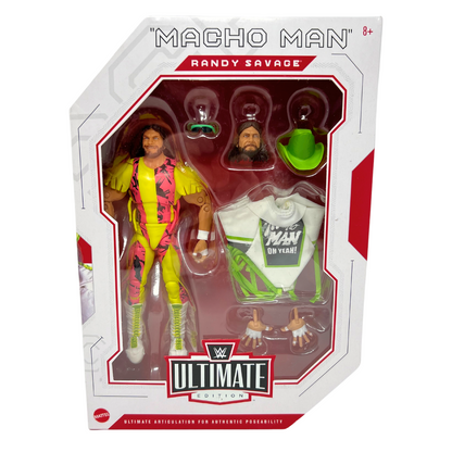 WWE Macho Man Randy Savage Ultimate Edition Series 8 Action Figure Mattel Toys