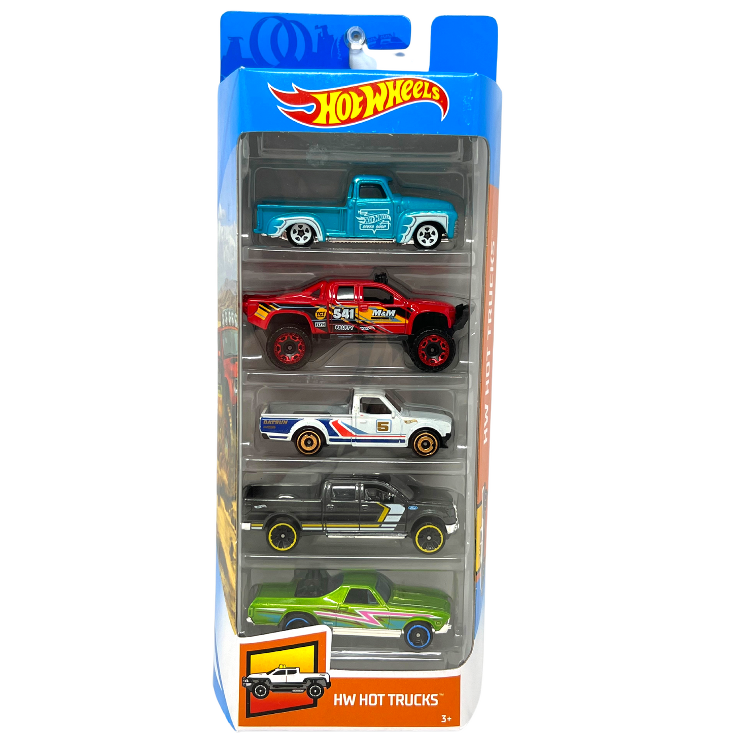 Hot Wheels 2018 HW Hot Trucks 5-Car Set 1:64 Diecast