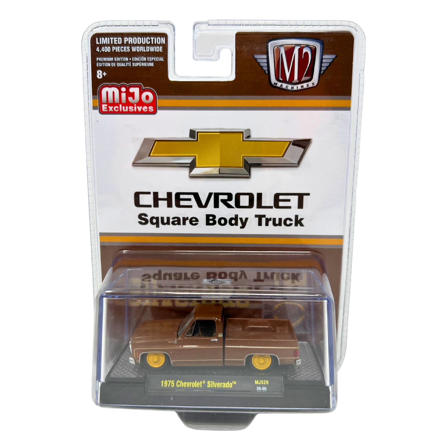 M2 Machines Mijo Square Body Truck 1975 Chevrolet Silverado 1:64 Diecast