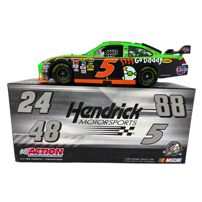 Action Nascar #5 Mark Martin GoDaddy 2010 Chevy Impala 1:24 Diecast