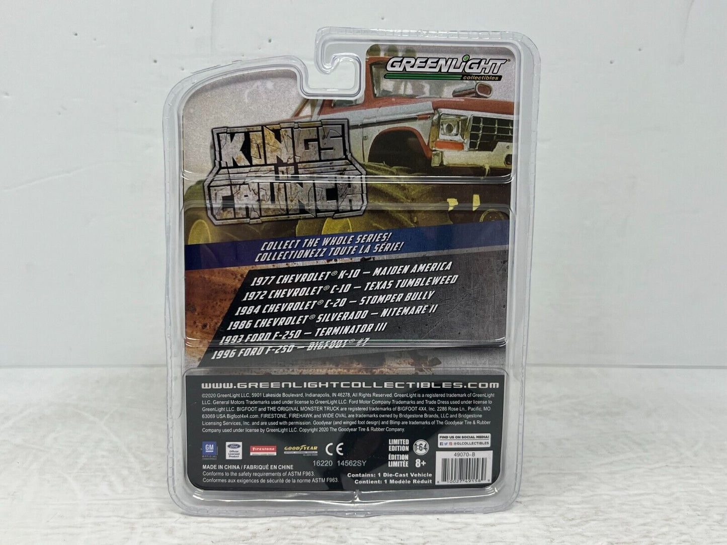 Greenlight Kings of Crunch 1972 Chevrolet C-10 Green Machine 1:64 Diecast