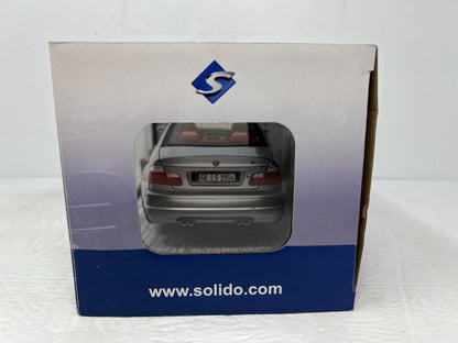 Solido 2003 BMW M3 E46 CSL Silver Grey 1:18 Diecast