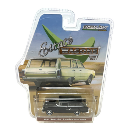 Greenlight Estate Wagons Series 3 1955 Chevrolet Two-Ten Handyman 1:64 Diecast