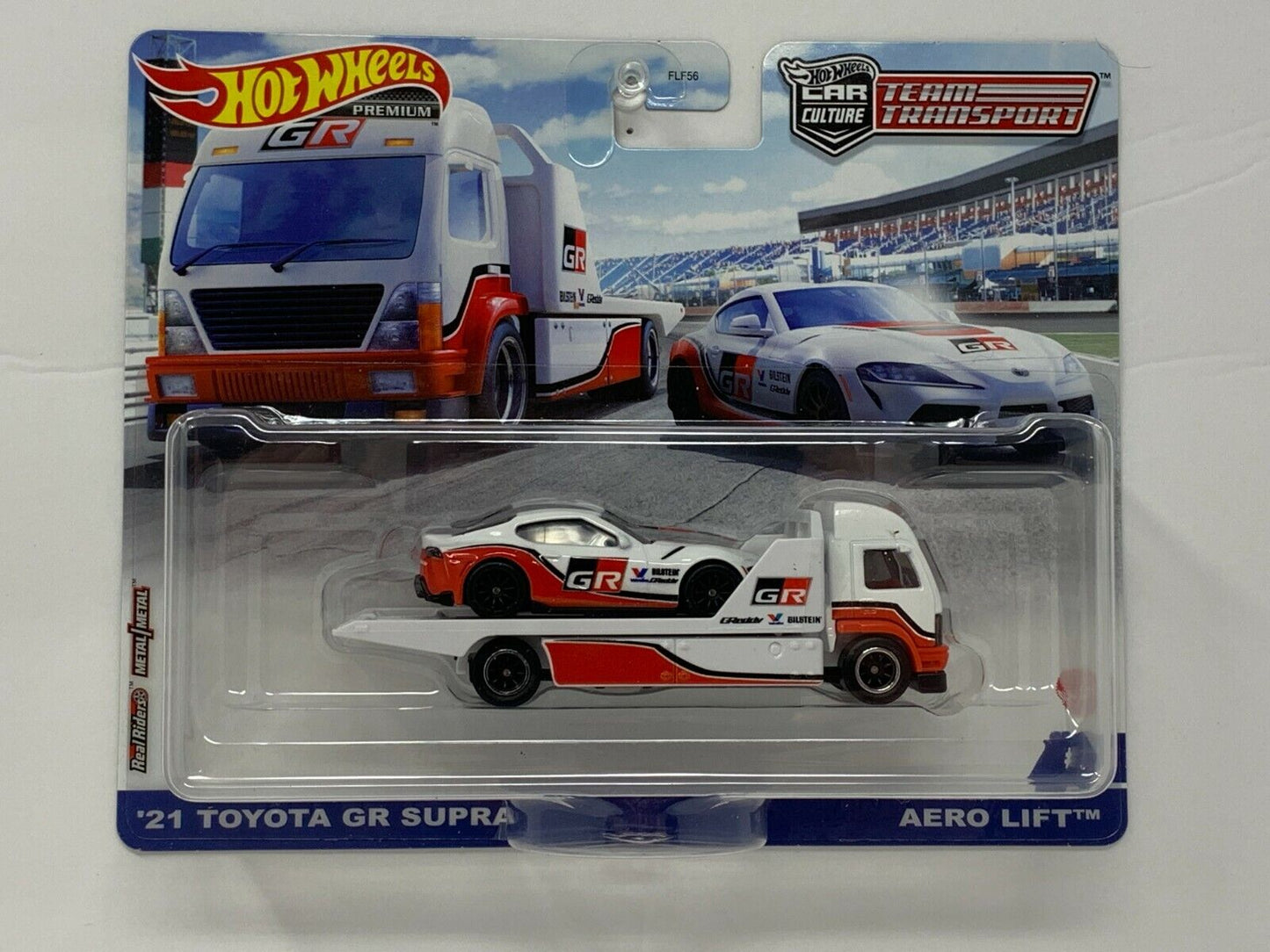 Hot Wheels Car Culture Team Transport Toyota GR Supra & Aero Lift 1:64 Diecast