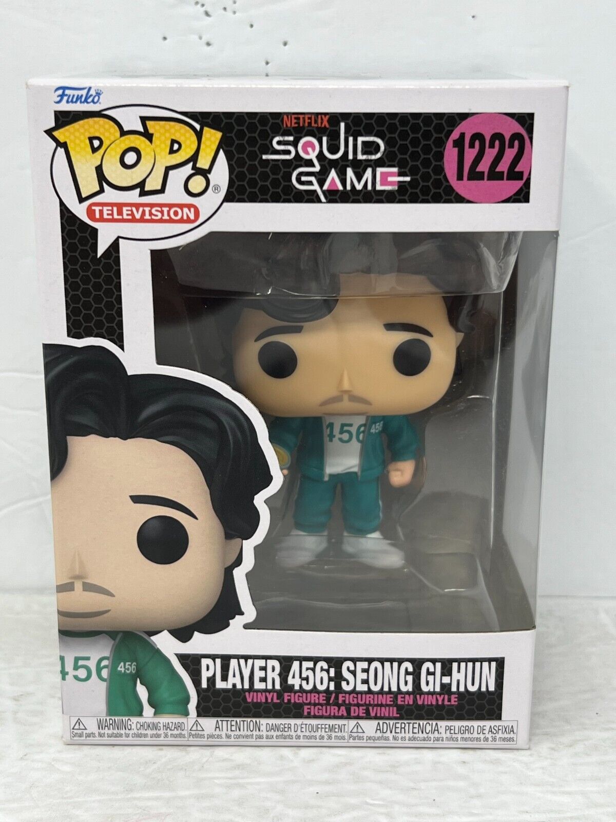 Funko Pop! Television Squid Game #1222 Player 456 Seong Gi-Hun Vinyl Figure