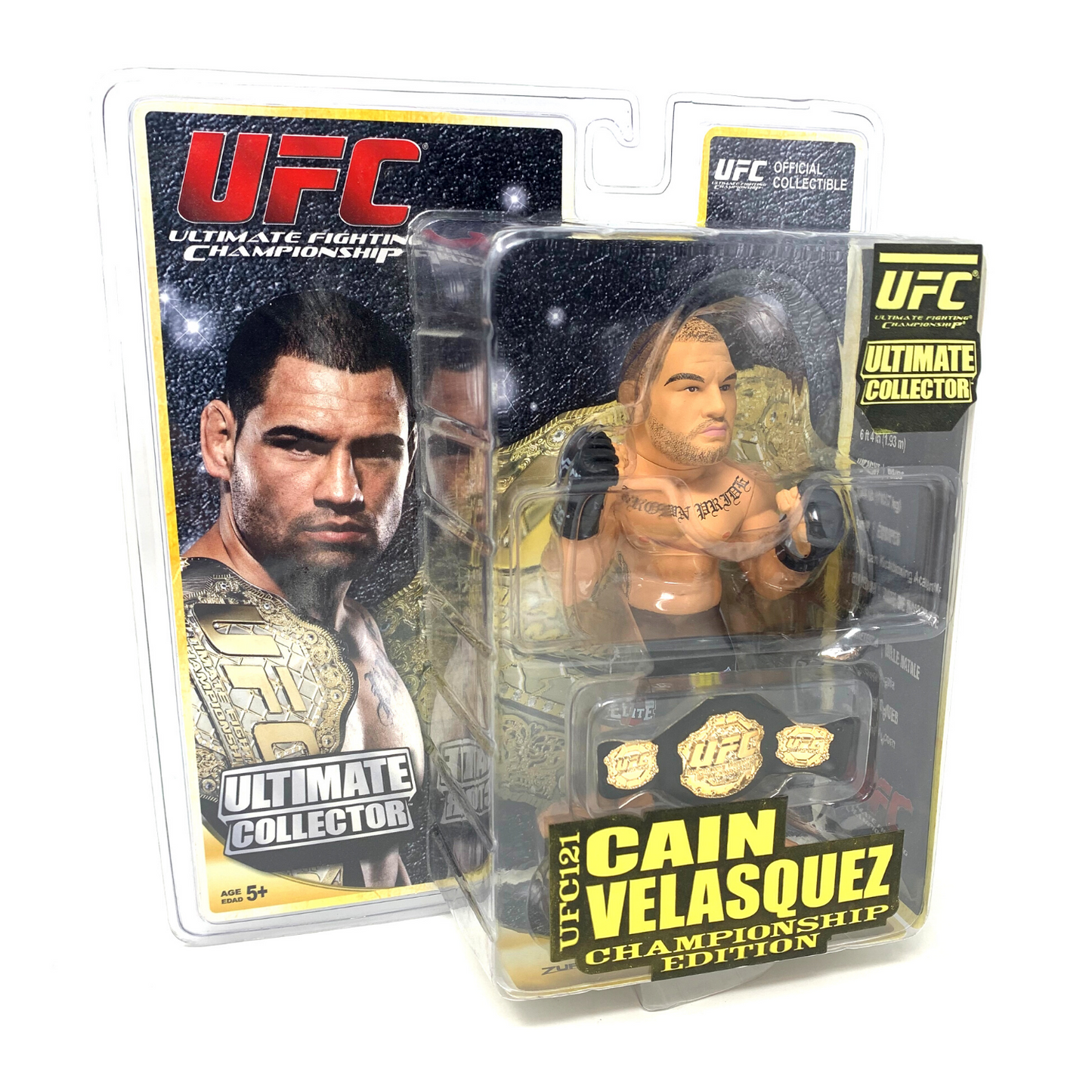 Round 5 UFC Cain Velasquez Ultimate Collector UFC 121 Championship Action Figure