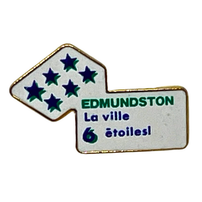 Edmunston New Brunswick La ville étoiles Souvenir Cities & States Lapel Pin SP2