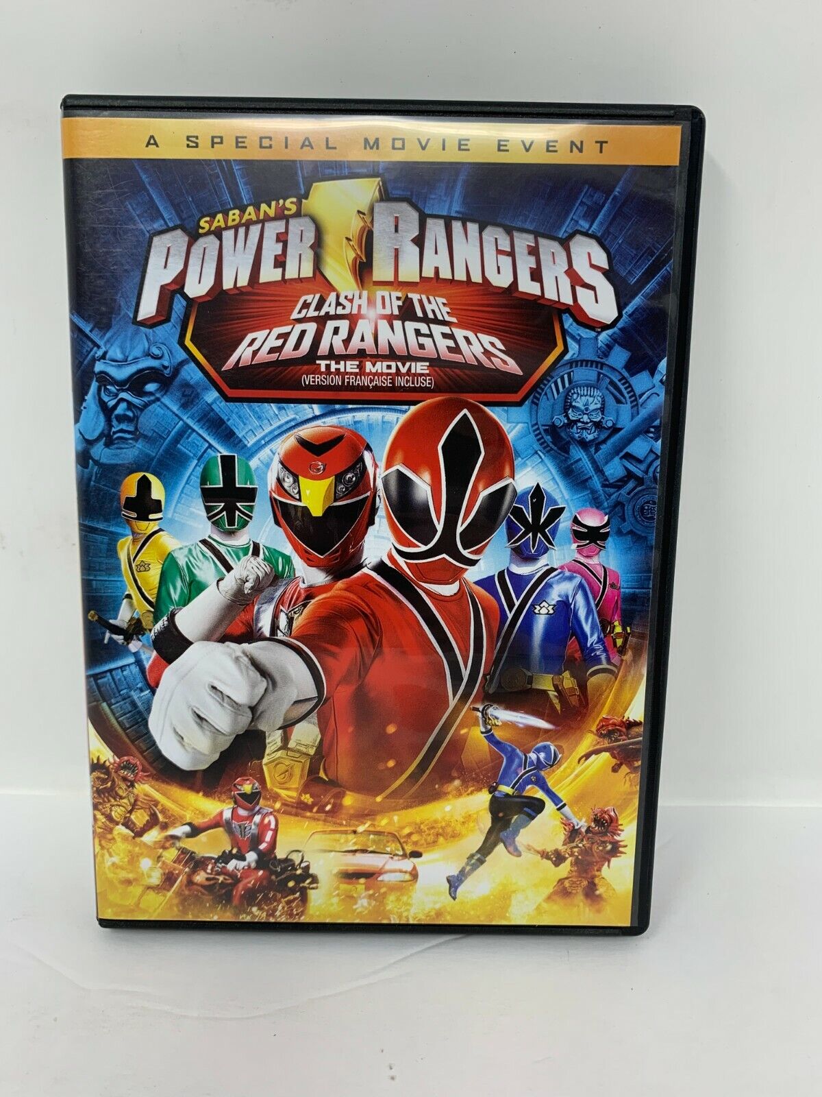 Power Rangers: Clash of the Red Rangers (DVD, 2013) Action Movie Good Condition!