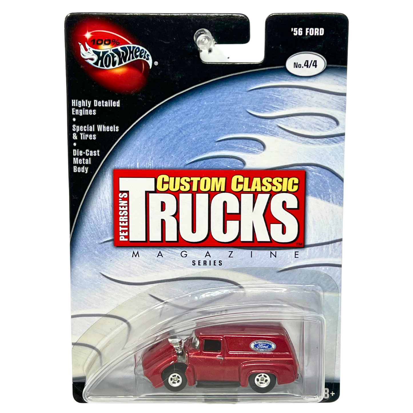 Hot Wheels 100% Custom Classic Trucks '56 Ford 1:64 Diecast