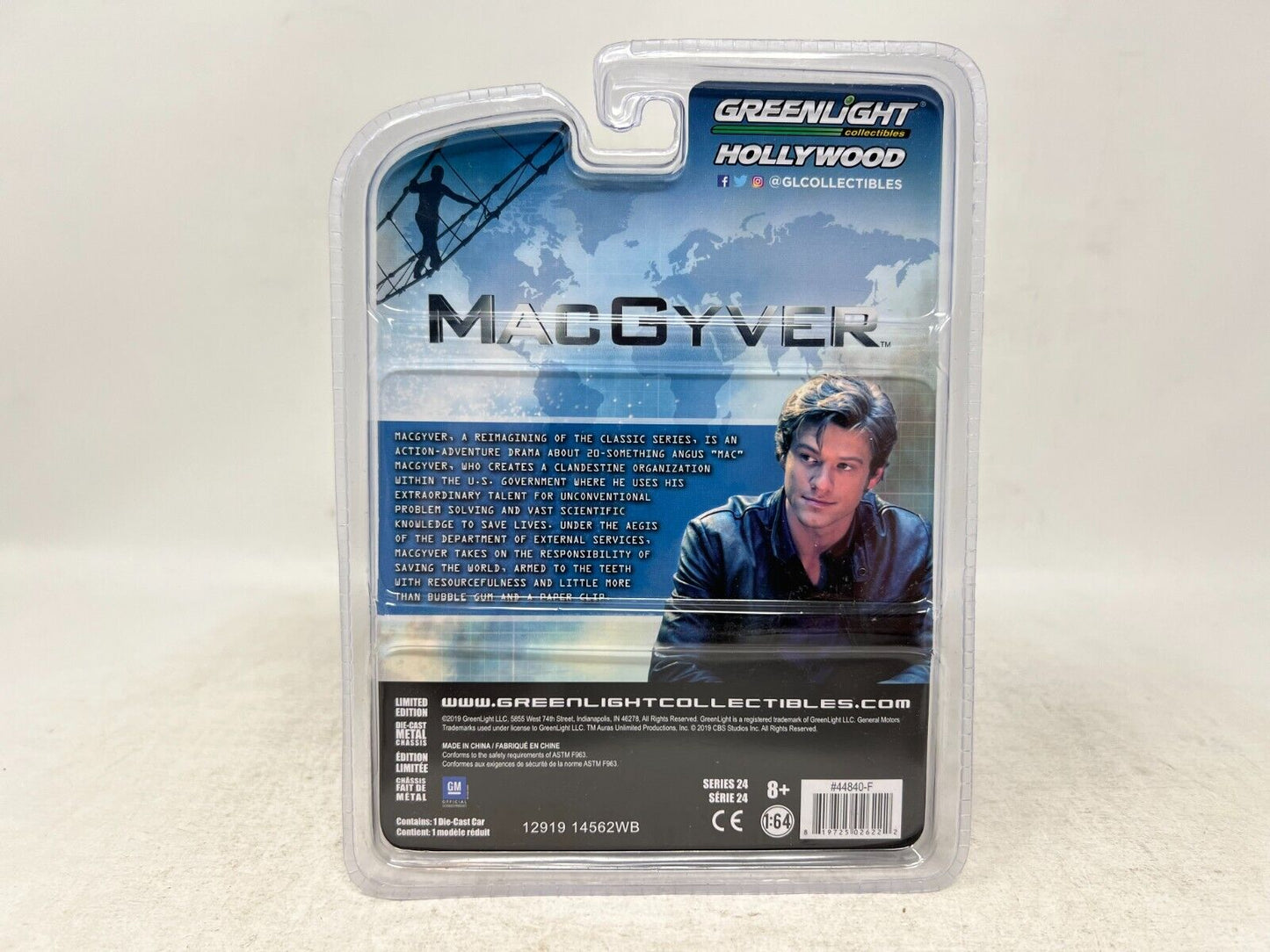 Greenlight Hollywood Serie 24 MacGyver 1967 Pontiac GTO Convertible 1:64 Diecast