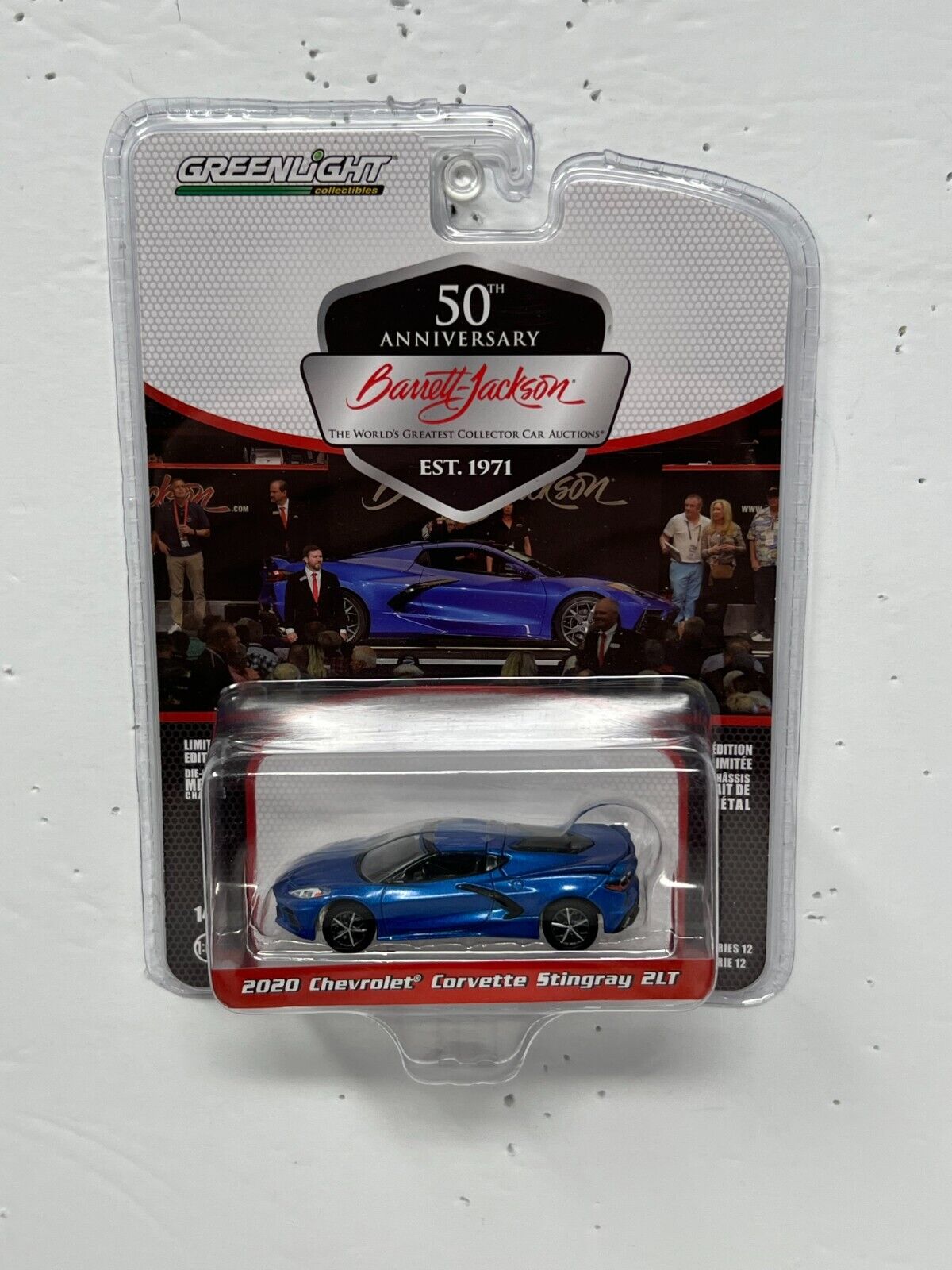 Greenlight Barrett-Jackson 2020 Chevrolet Corvette Stingray 2LT 1:64 Diecast