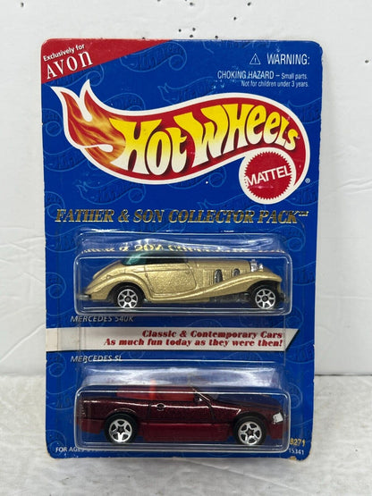 Hot Wheels Mercedes Father & Son Collector Pack Avon Exclusive 1:64 Diecast