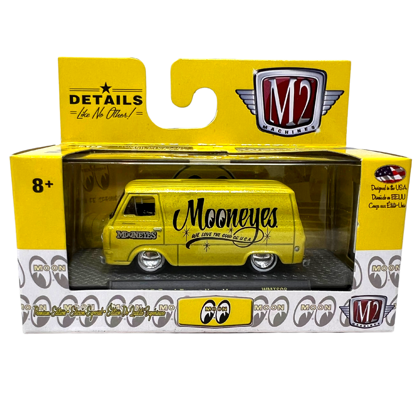 M2 Machines Moon Equipped 1965 Ford Econoline Van WMTS08 1:64 Diecast