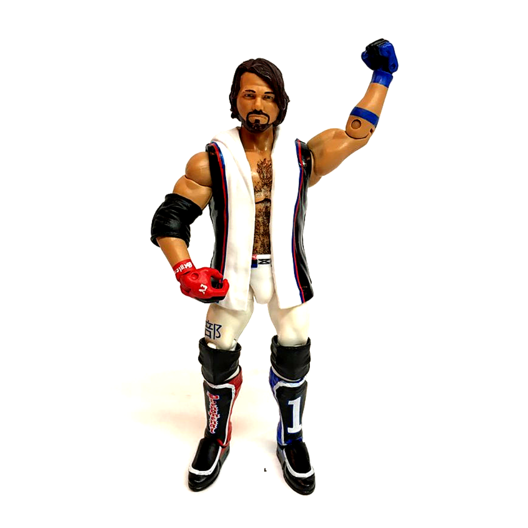 WWE AJ Styles Elite Collection Network Spotlight Wrestling Action Figure