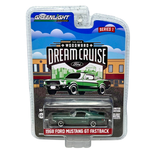 Greenlight Woodward Dream Cruise 1968 Ford Mustang GT Fastback 1:64 Diecast