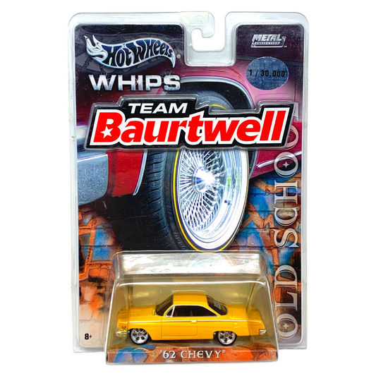 Hot Wheels Whips Team Baurtwell Old School '62 Chevy 1:64 Diecast