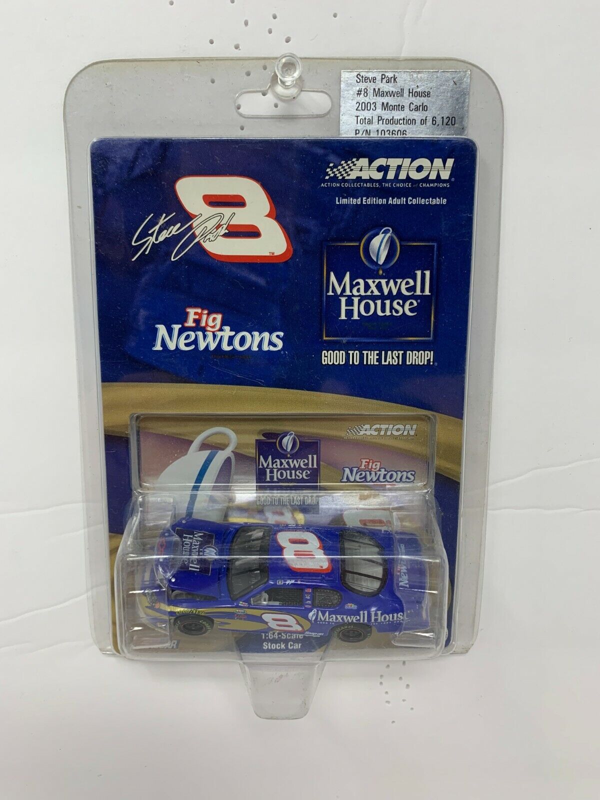 Action Nascar #8 Maxwell House Steve Park 2003 Monte Carlo 1:64 Diecast