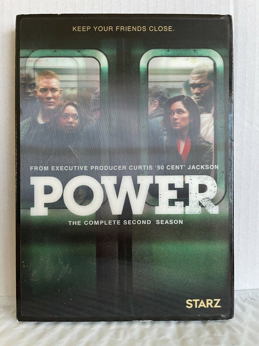 Power Season 2  (DVD, 2016) Starz TV Series Boxset Omari Hardwick Good Condition