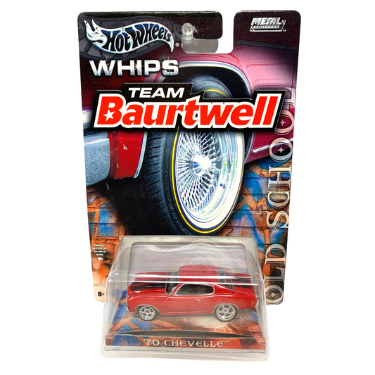 Hot Wheels Whips Team Baurtwell Old School '70 Chevelle 1:64 Diecast