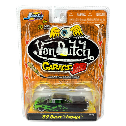 Jada Von Dutch Garage '59 Chevy Impala 1:64 Diecast