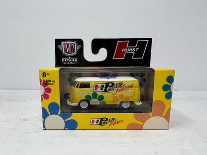 M2 Machines Hurst Power Flowers 1960 VW Delivery Van S47 1:64 Diecast