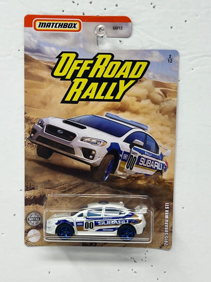 Matchbox OffRoad Rally 2015 Subaru WRX STI JDM 1:64 Diecast