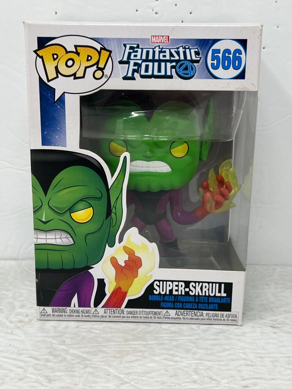 Funko Pop! Marvel Fantastic Four #566 Super-Skrull Bobble-Head Vaulted