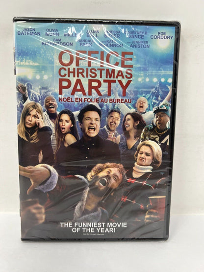 Office Christmas Party (DVD, 2017) Jason Bateman Comedy New and Sealed!!!