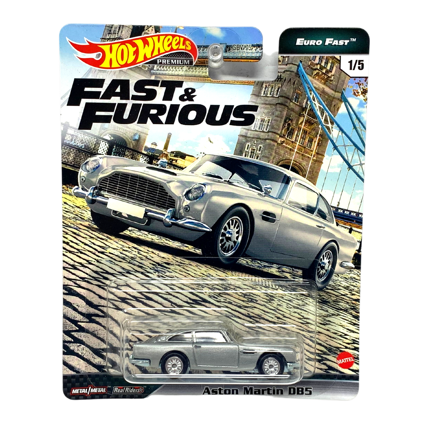 Hot Wheels Premium Euro Fast Fast & Furious Aston Martin DB5 1:64 Diecast