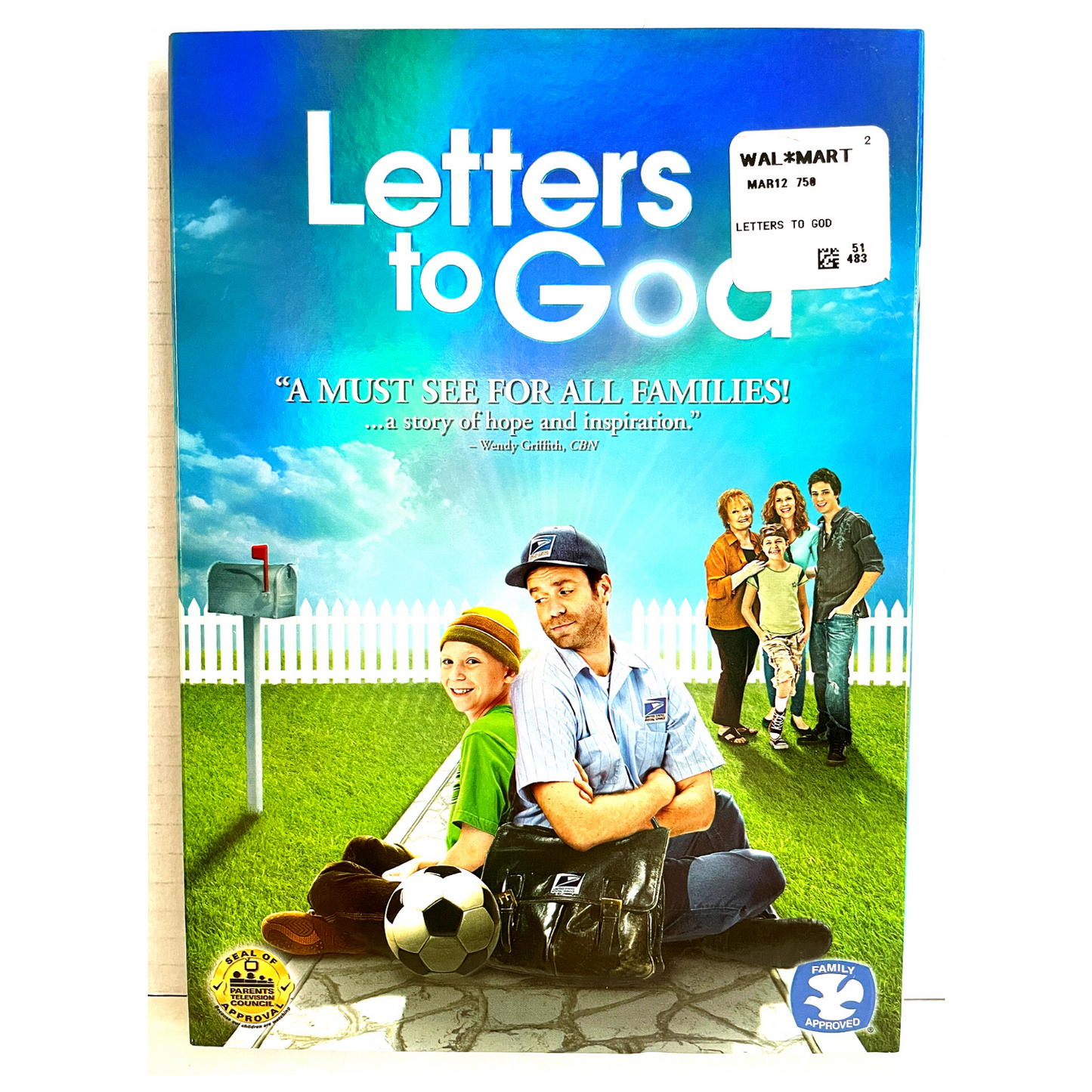 Letters to God (DVD, 2010) Inspirational, Hope and Faith Sealed!!! Religious