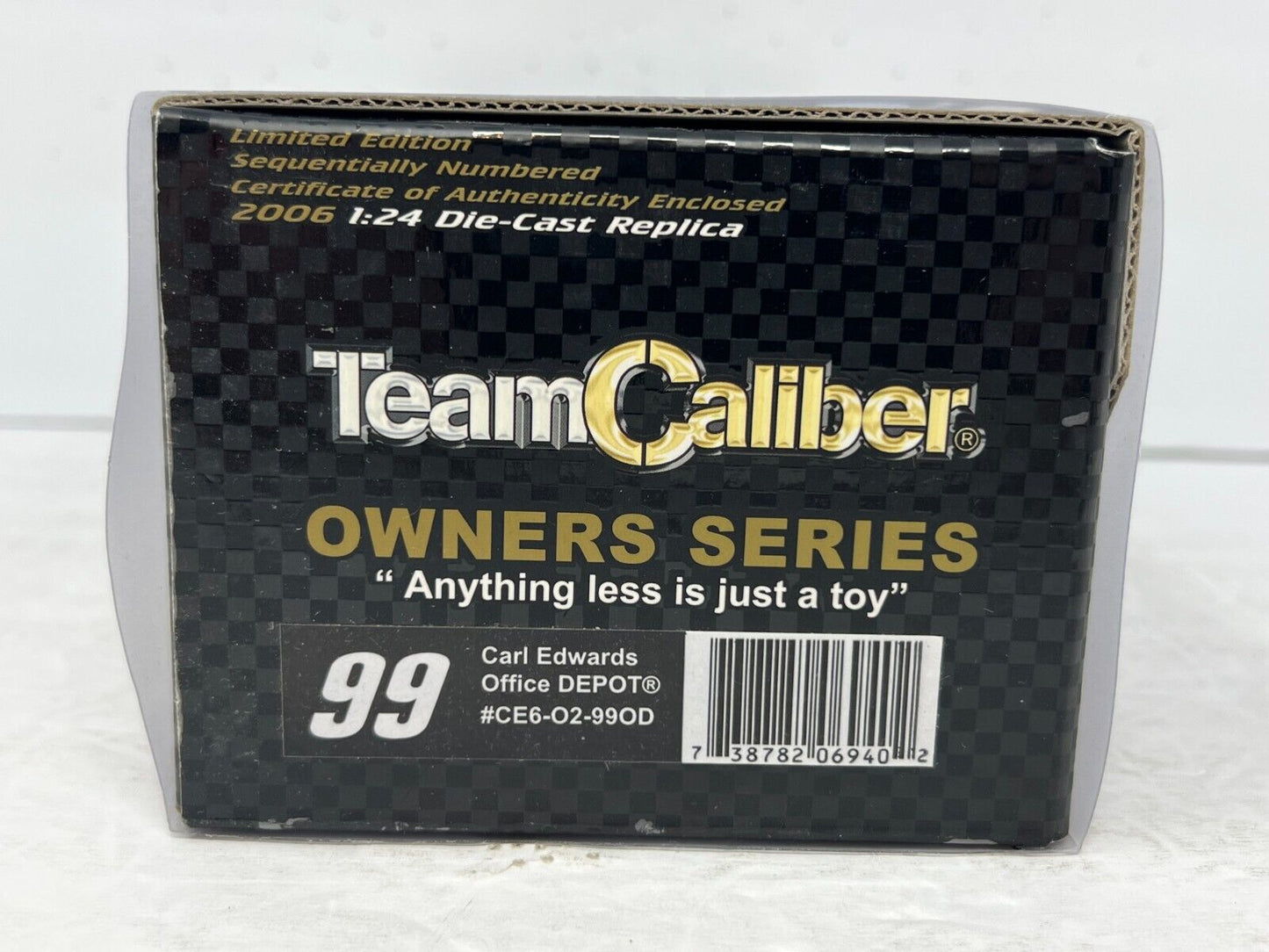 Team Caliber Nascar #99 Carl Edwards Office Depot 2006 Ford Fusion 1:24 Diecast