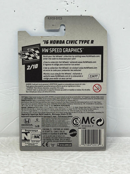 Hot Wheels HW Speed Graphics '16 Honda Civic Type R JDM 1:64 Diecast