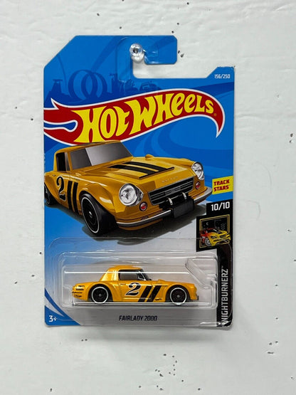 Hot Wheels Nightburnerz Fairlady 2000 JDM 1:64 Diecast Yellow
