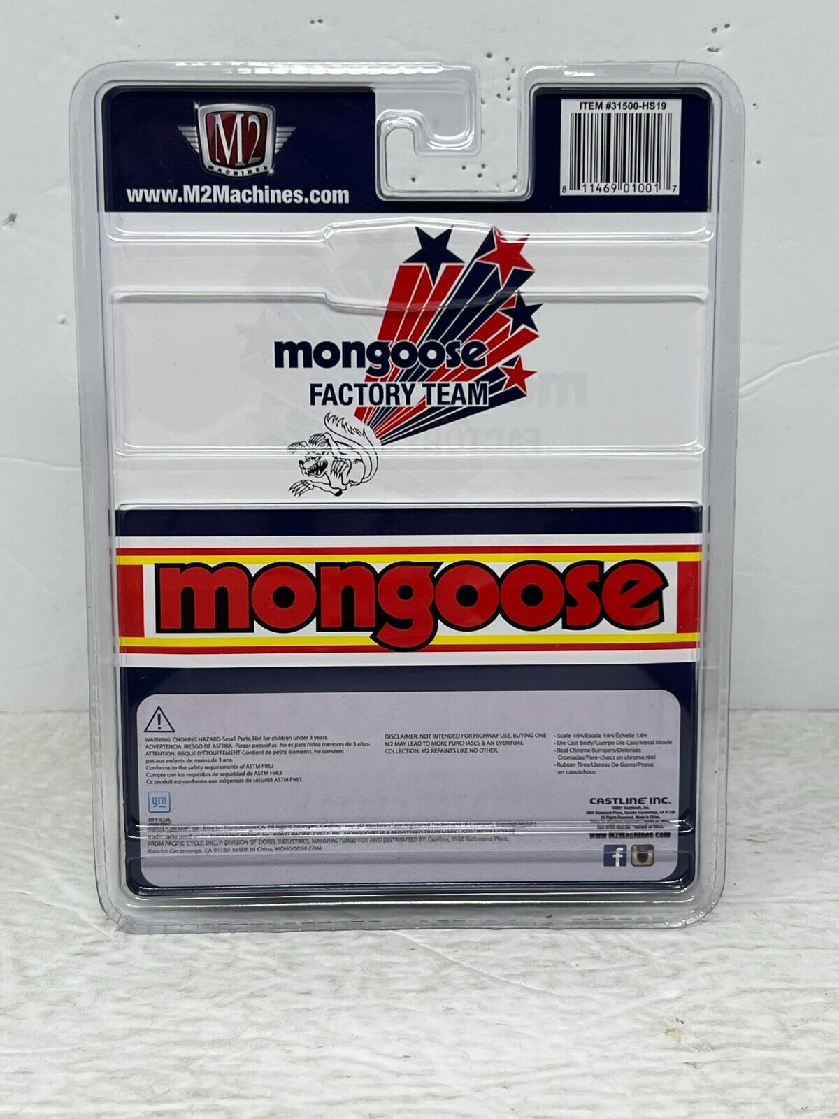 M2 Machines Mongoose Factory Team 1979 Chevrolet Silverado 1:64 Diecast