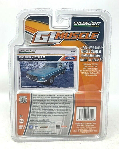 Greenlight GL Muscle 1968 Ford Mustang GT Limited Edition 1:64 Diecast