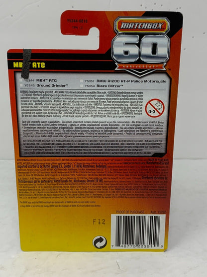 Matchbox 60th Anniversary MBX ATC 1:64 Diecast