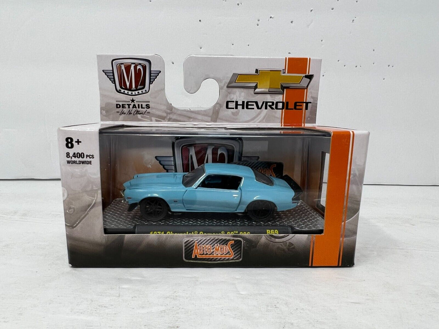 M2 Machines Auto-Mods 1971 Chevrolet Camaro SS 396 R69 1:64 Diecast