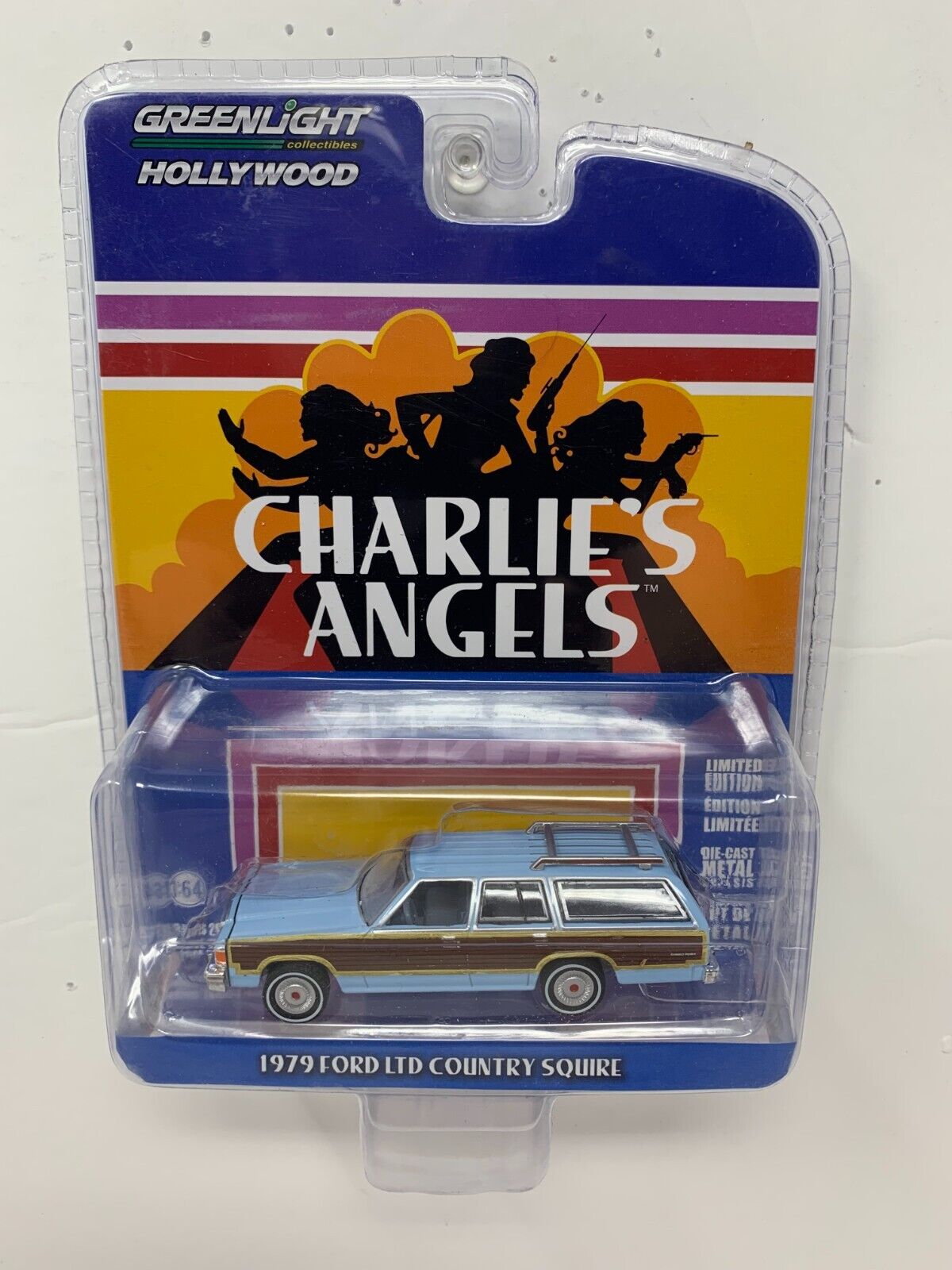 Greenlight Hollywood Charlie's Angels 1979 Ford LTD Country Squire 1:64 Diecast