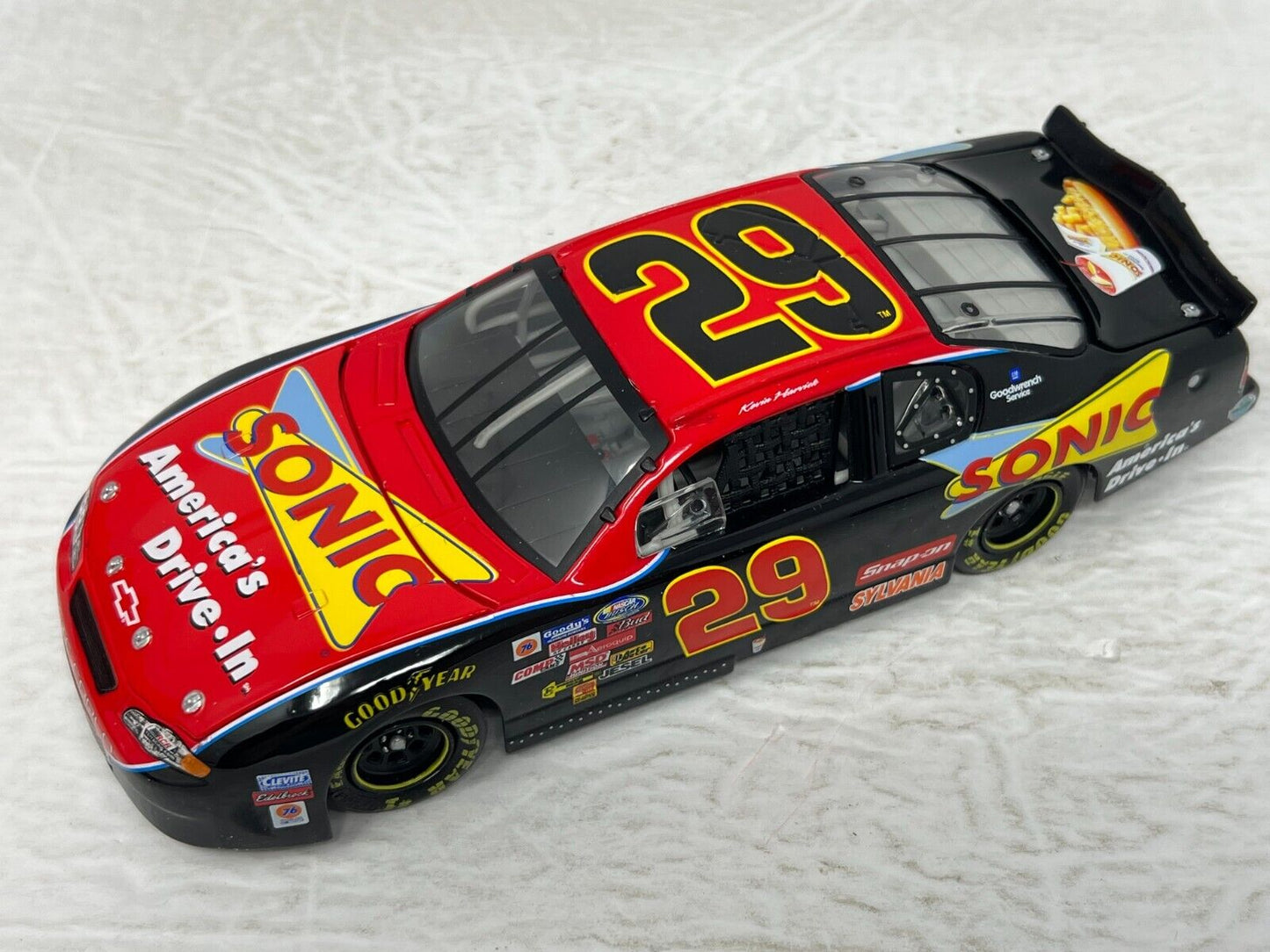 Action Nascar #29 Kevin Harvick Sonic GM Dealers 2002 Monte Carlo 1:24 Diecast