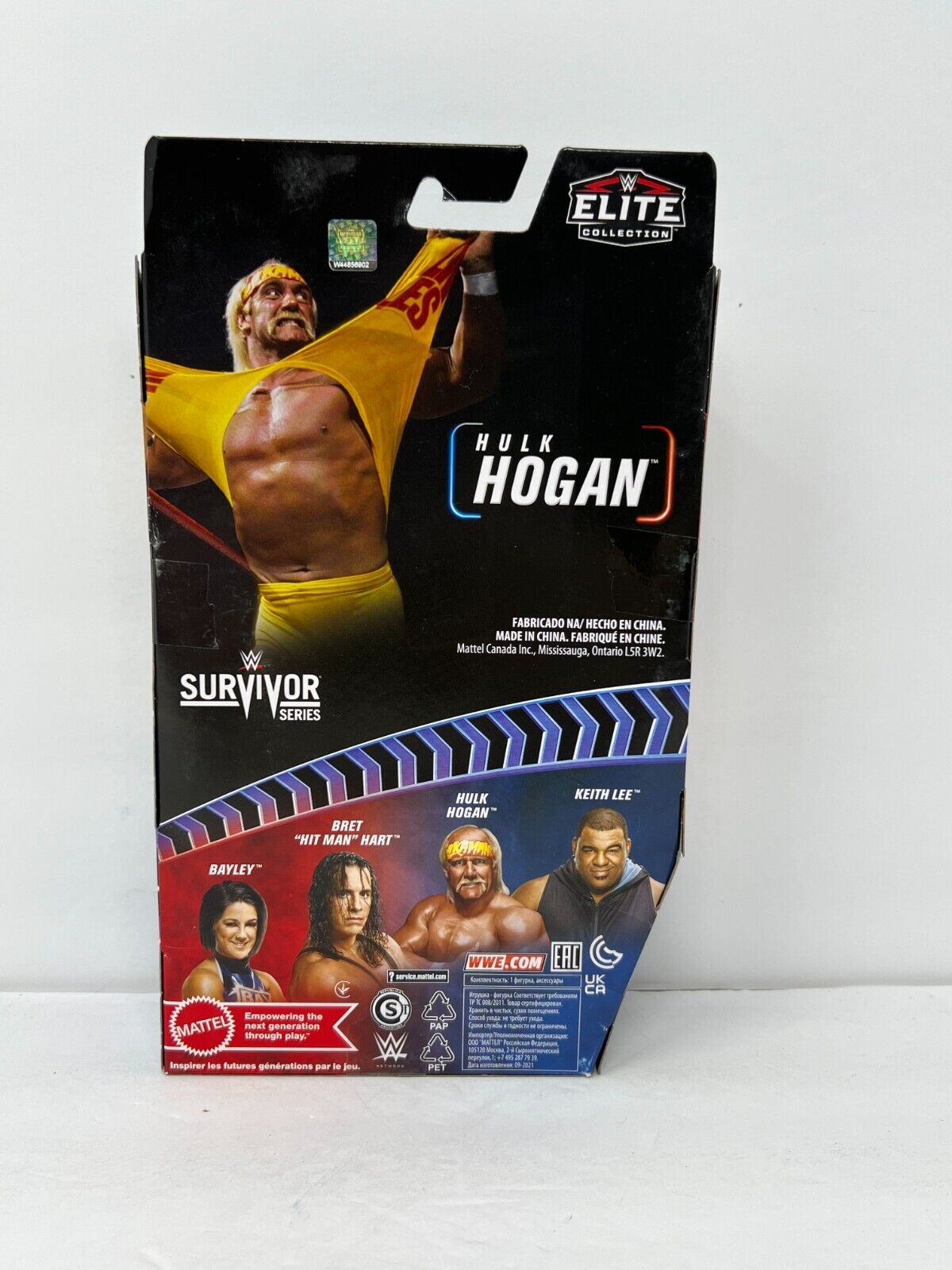 WWE Hulk Hogan Elite Collection Survivor Series Action Figure with Belt