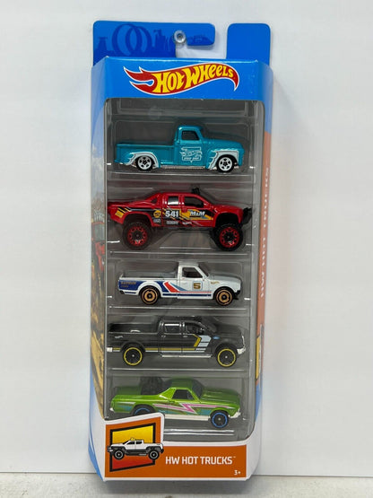 Hot Wheels 2018 HW Hot Trucks 5-Car Set 1:64 Diecast