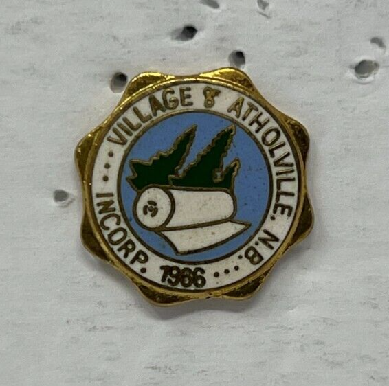 Village of Atholville New Brunswick Souvenir Cities & States Lapel Pin SP2