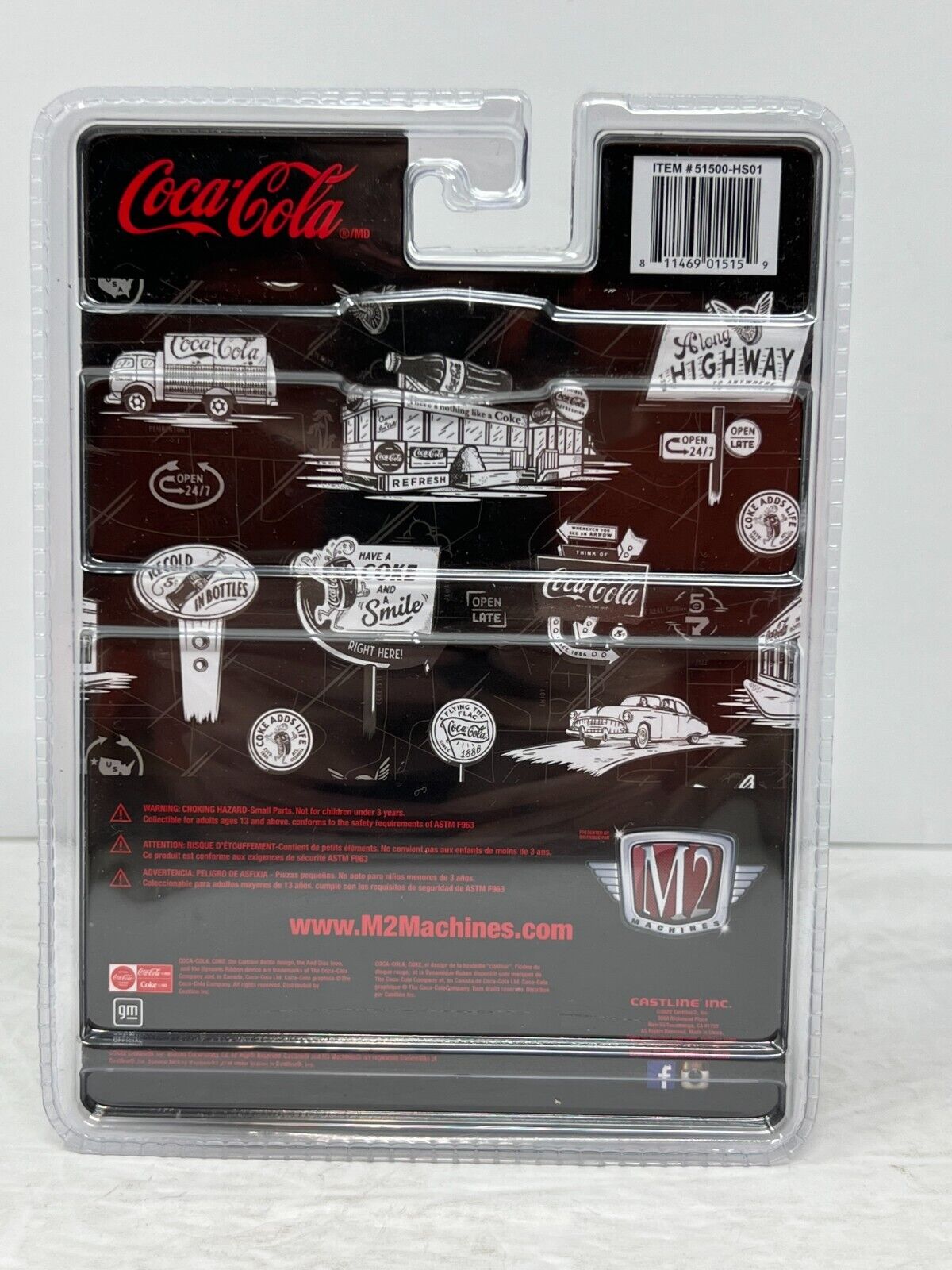 M2 Machines Coca-Cola 1973 Chevrolet K5 Blazer HS01 1:64 Diecast