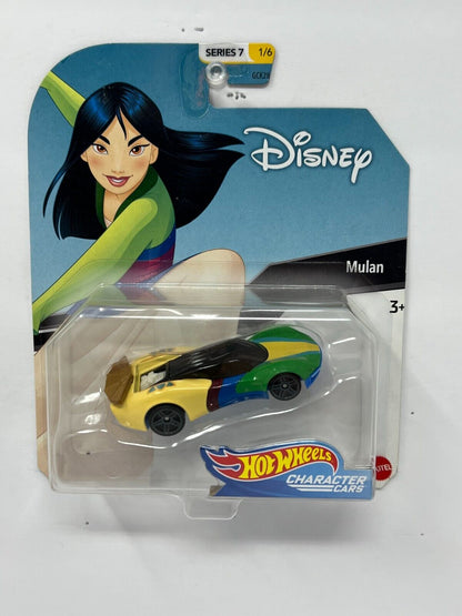 Hot Wheels Disney Character Cars Mulan Mattel 1:64 Diecast