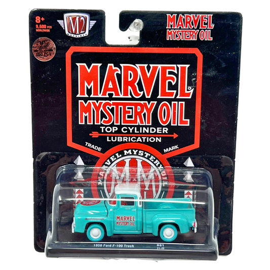 M2 Machines Marvel Mystery Oil 1956 Ford F-100 Truck CHASE 1:64 Diecast