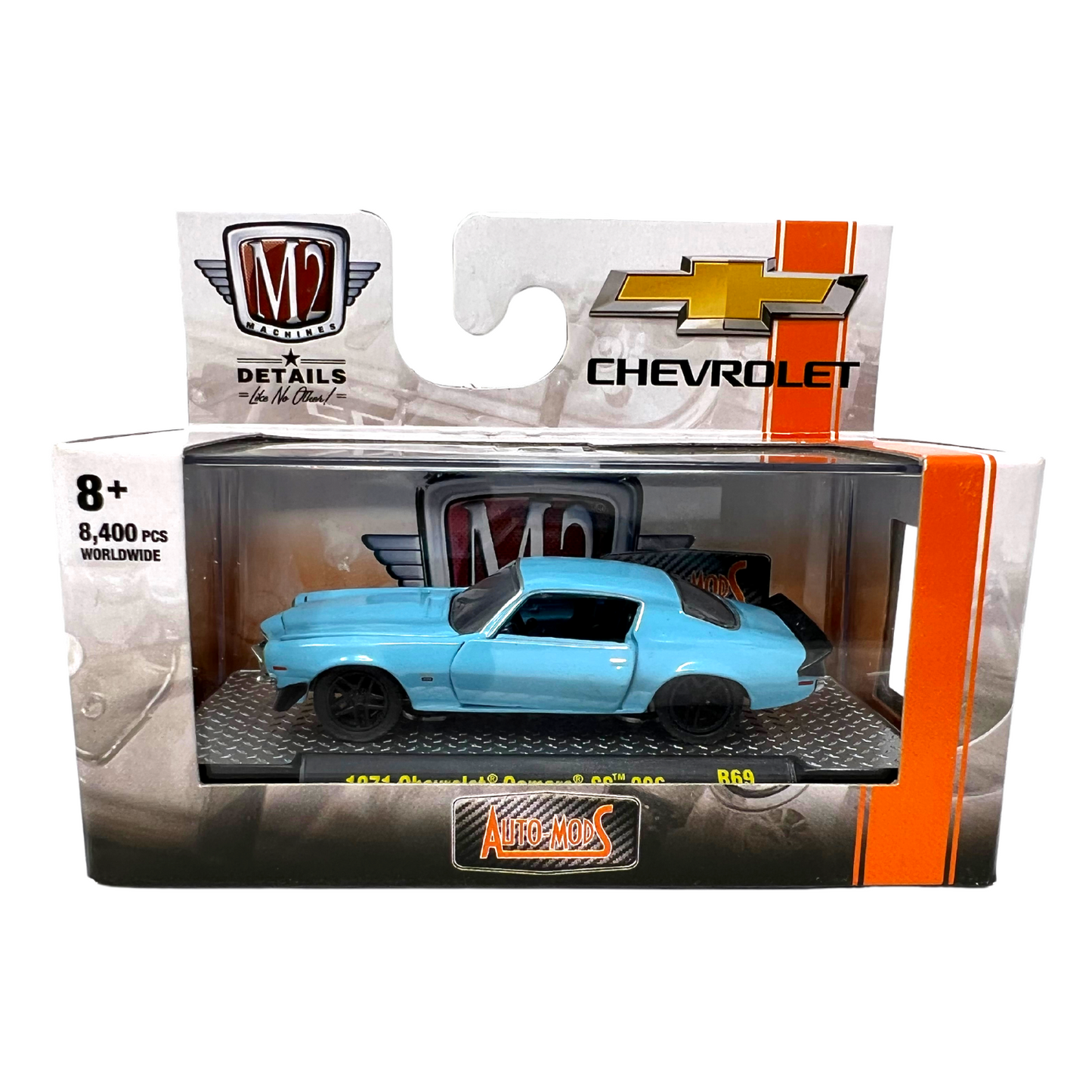 M2 Machines Auto-Mods 1971 Chevrolet Camaro SS 396 R69 1:64 Diecast